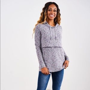 Latched Mama Floral Nursing Hoodie